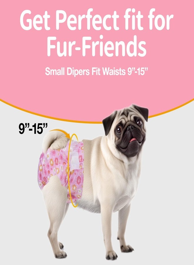 Pet Soft Dog Diapers Female, Disposable Female Dog Diaper, Doggie Diapers for Cat Puppy with Adjustable Foam Tail Hole(Pink,36S) - Image 5